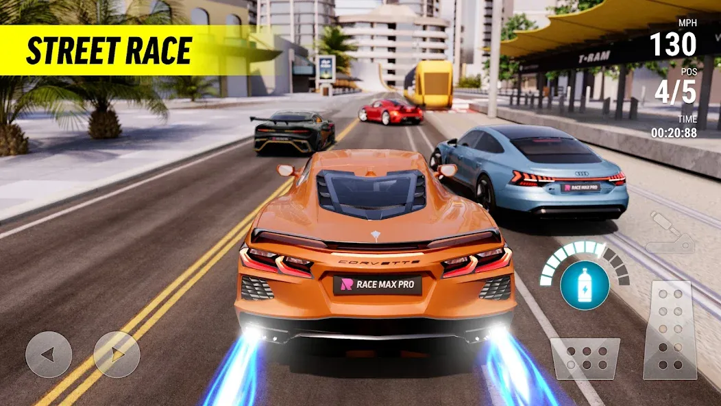Взломанная Race Max Pro - Car Racing [MOD: безлимитные деньги и топливо] на Андроид — скриншот 3