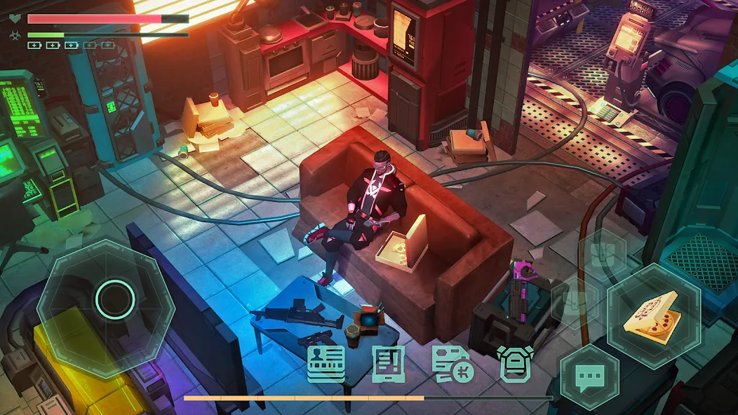 Скачать Cyberika: Action Cyberpunk RPG [MOD: безлимитные деньги и оружие] — скриншот 2