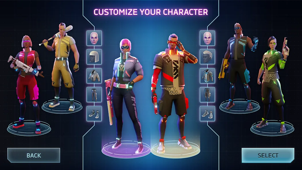 Скачать Cyberika: Action Cyberpunk RPG [MOD: безлимитные деньги и оружие] — скриншот 3