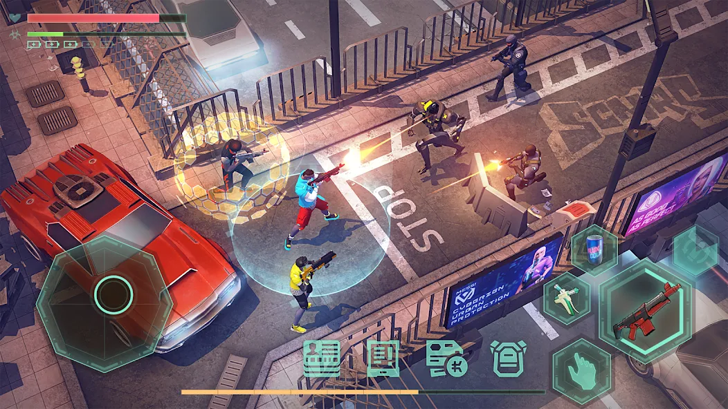 Скачать Cyberika: Action Cyberpunk RPG [MOD: безлимитные деньги и оружие] — скриншот 5