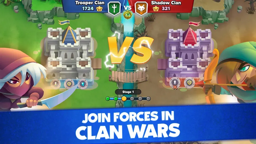 Top Troops: Adventure RPG [MOD: безлимитные деньги и ресурсы] последняя версия — скриншот 2