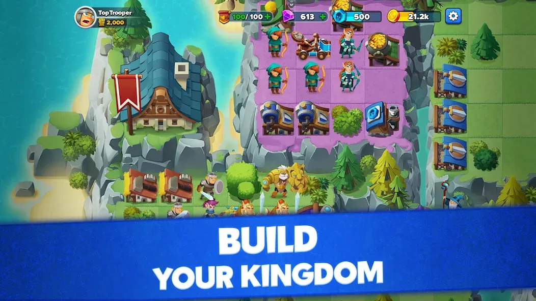 Top Troops: Adventure RPG [MOD: безлимитные деньги и ресурсы] последняя версия — скриншот 4