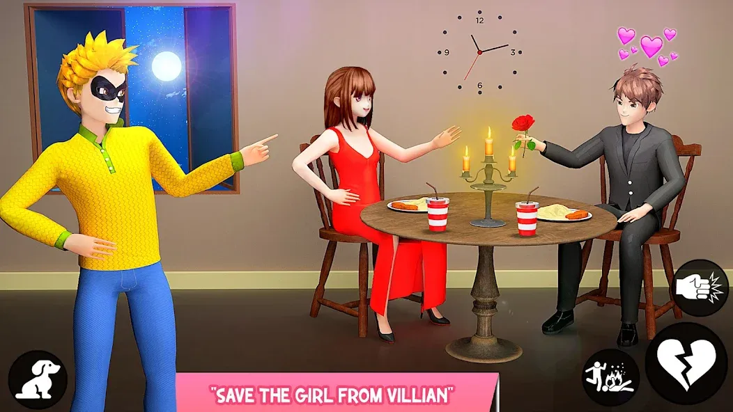 Save the Date 3D: Life Games [MOD: безлимитные деньги и энергия] последняя версия — скриншот 1