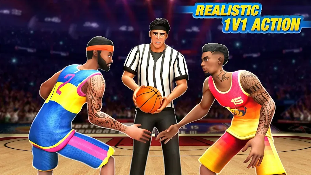 Скачать Dunk Smash: Basketball Games [MOD: безлимитные деньги и энергия] — скриншот 4