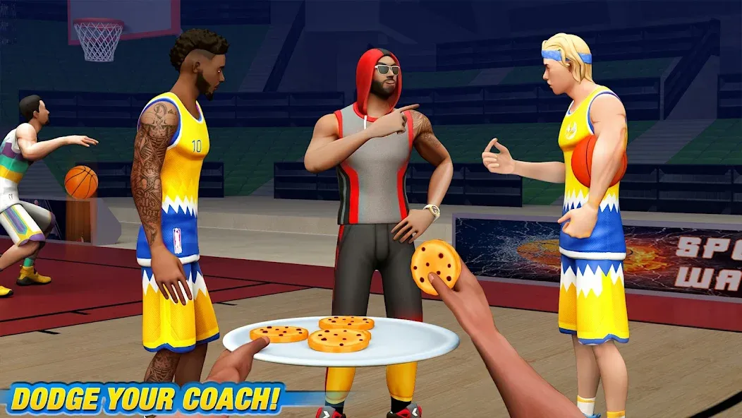 Скачать Dunk Smash: Basketball Games [MOD: безлимитные деньги и энергия] — скриншот 5