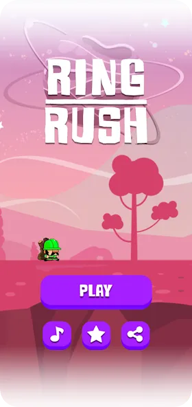 Скачать Ring Rush [MOD: безлимитные монеты и ускорение колец] — скриншот 1