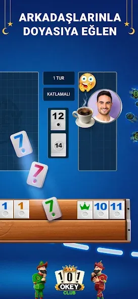 101 Okey Club: Play 101 Plus [MOD: безлимитные монеты и подсказки] — Скачать бесплатно (APK) — скриншот 2