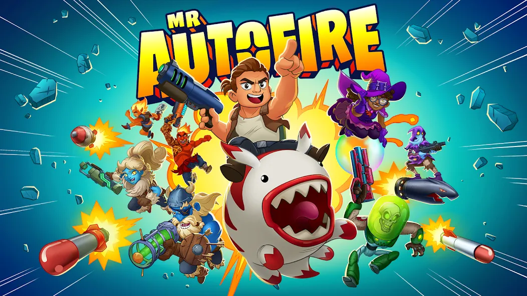 Скачать Mr Autofire [MOD: безлимитные патроны и здоровье] на телефон — скриншот 5