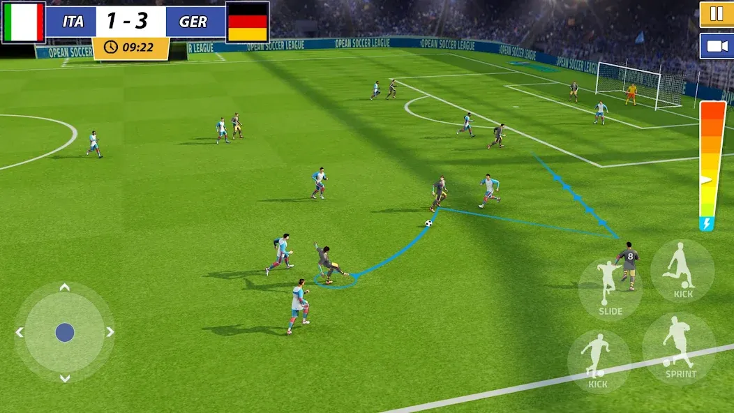 Скачать Soccer Star: Soccer Kicks Game [MOD: безлимитные деньги и энергия] на телефон — скриншот 1