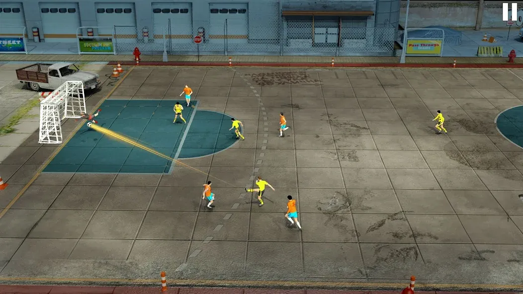 Скачать взлом Street Football Kick Games [MOD: безлимитные деньги и энергия] — скриншот 1