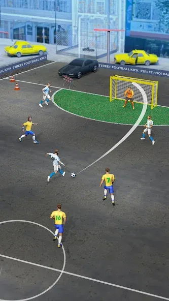 Скачать взлом Street Football Kick Games [MOD: безлимитные деньги и энергия] — скриншот 3
