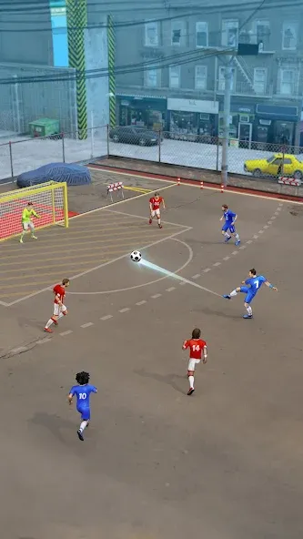 Скачать взлом Street Football Kick Games [MOD: безлимитные деньги и энергия] — скриншот 4