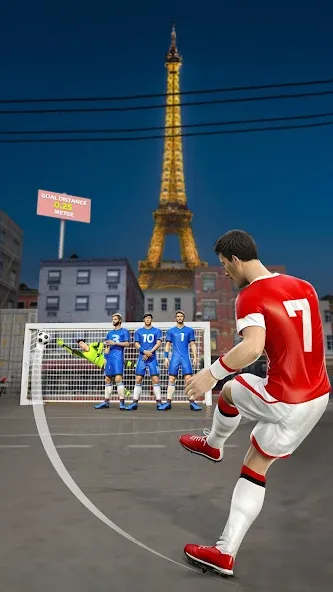 Скачать взлом Street Football Kick Games [MOD: безлимитные деньги и энергия] — скриншот 5