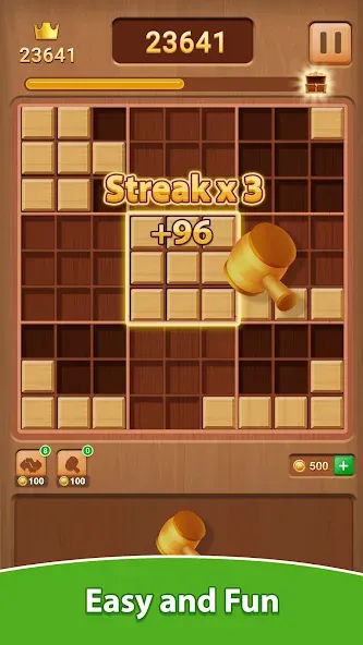 Wood Block Puzzle [MOD: без рекламы и бесконечные подсказки] (Бесплатно / APK) — скриншот 4