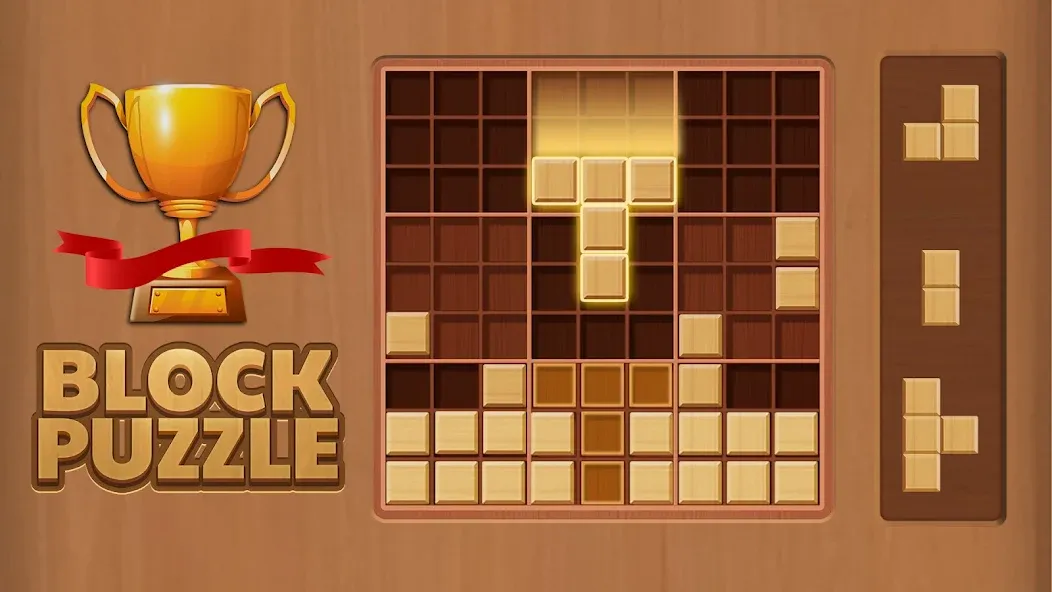 Wood Block Puzzle [MOD: без рекламы и бесконечные подсказки] (Бесплатно / APK) — скриншот 5