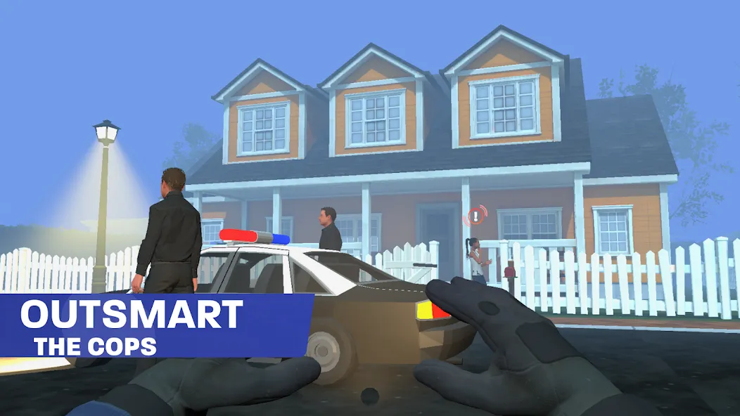 Взломанная Thief Simulator: Sneak & Steal [MOD: безлимитные деньги и скрытность] на Андроид — скриншот 3