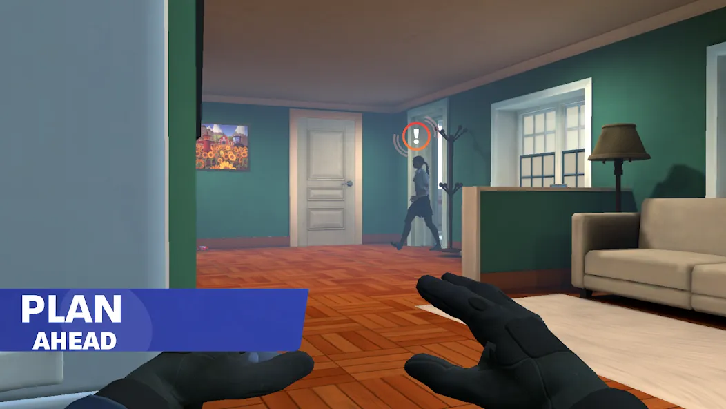 Взломанная Thief Simulator: Sneak & Steal [MOD: безлимитные деньги и скрытность] на Андроид — скриншот 4