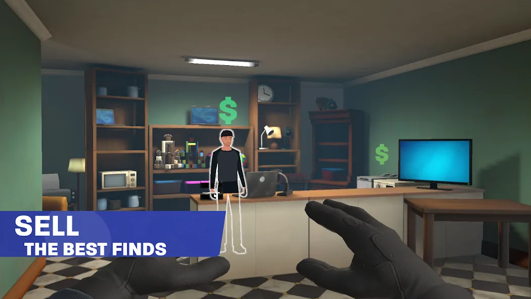 Взломанная Thief Simulator: Sneak & Steal [MOD: безлимитные деньги и скрытность] на Андроид — скриншот 5