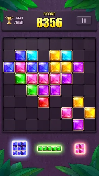Block Puzzle: Jewel Blast Game [MOD: безлимитные подсказки и бонусы] на Андроид — скриншот 1