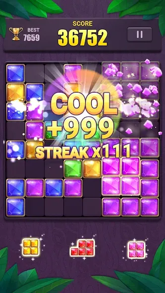 Block Puzzle: Jewel Blast Game [MOD: безлимитные подсказки и бонусы] на Андроид — скриншот 5