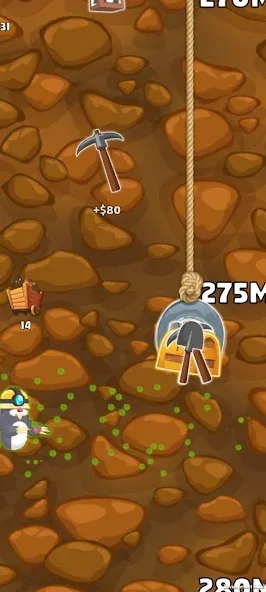 Magnet Miner [MOD: безлимитная энергия и мощный магнит] (Бесплатно / APK) — скриншот 2