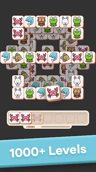 Скачать Match Animal [MOD: безлимитные подсказки и ходы] на телефон — скриншот 1