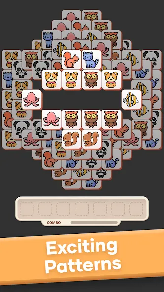 Скачать Match Animal [MOD: безлимитные подсказки и ходы] на телефон — скриншот 2