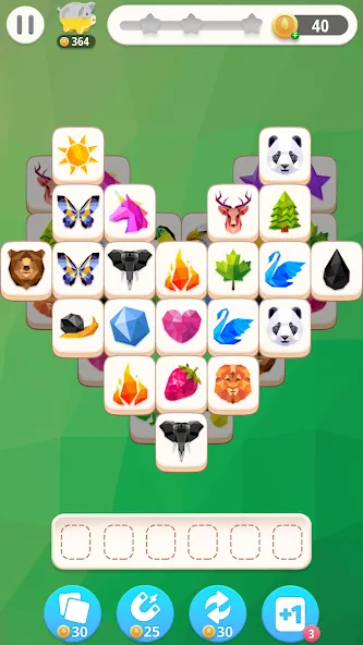 Скачать Poly Match [MOD: безлимитные подсказки и открыты все уровни] — скриншот 1
