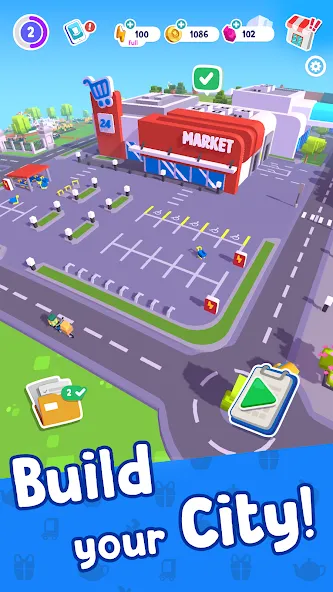Скачать Merge Mayor - Match Puzzle [MOD: безлимитные деньги и энергия] — скриншот 1