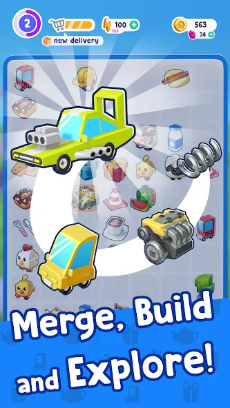 Скачать Merge Mayor - Match Puzzle [MOD: безлимитные деньги и энергия] — скриншот 5