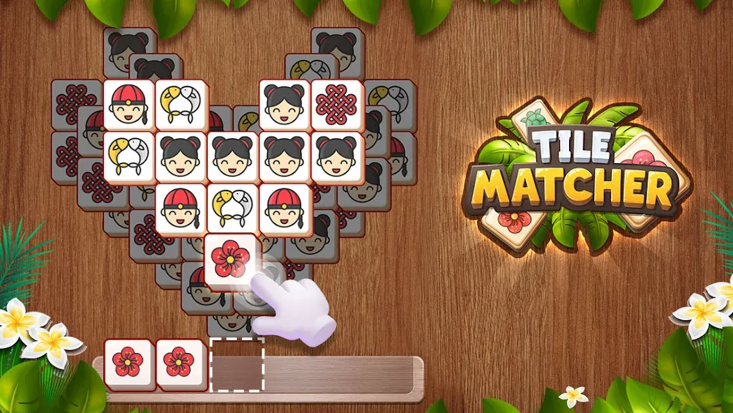 Tile Matcher : Matching Tiles [MOD: без рекламы и все уровни] последняя версия — скриншот 1