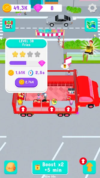 Взломанная Chef Tycoon [MOD: безлимитные деньги и ресурсы] на Андроид — скриншот 1