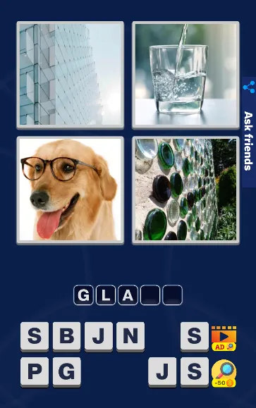 4 Pics 1 Word Quiz Game [MOD: безлимитные подсказки и открыты все уровни] последняя версия — скриншот 1