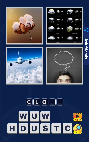 4 Pics 1 Word Quiz Game [MOD: безлимитные подсказки и открыты все уровни] последняя версия — скриншот 3