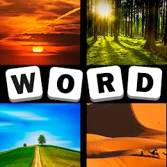 4 Pics 1 Word Quiz Game [MOD: безлимитные подсказки и открыты все уровни] последняя версия