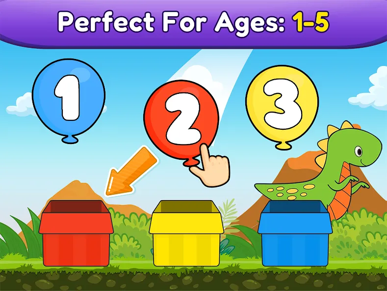 Balloon Pop Kids Learning Game [MOD: все задания разблокированы и без рекламы] — Скачать бесплатно (APK) — скриншот 4