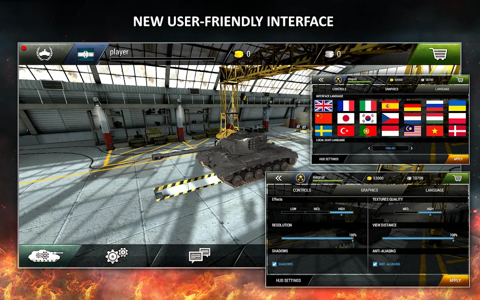 Tanktastic 3D tanks [MOD: безлимитные деньги и боеприпасы] (Бесплатно / APK) — скриншот 2