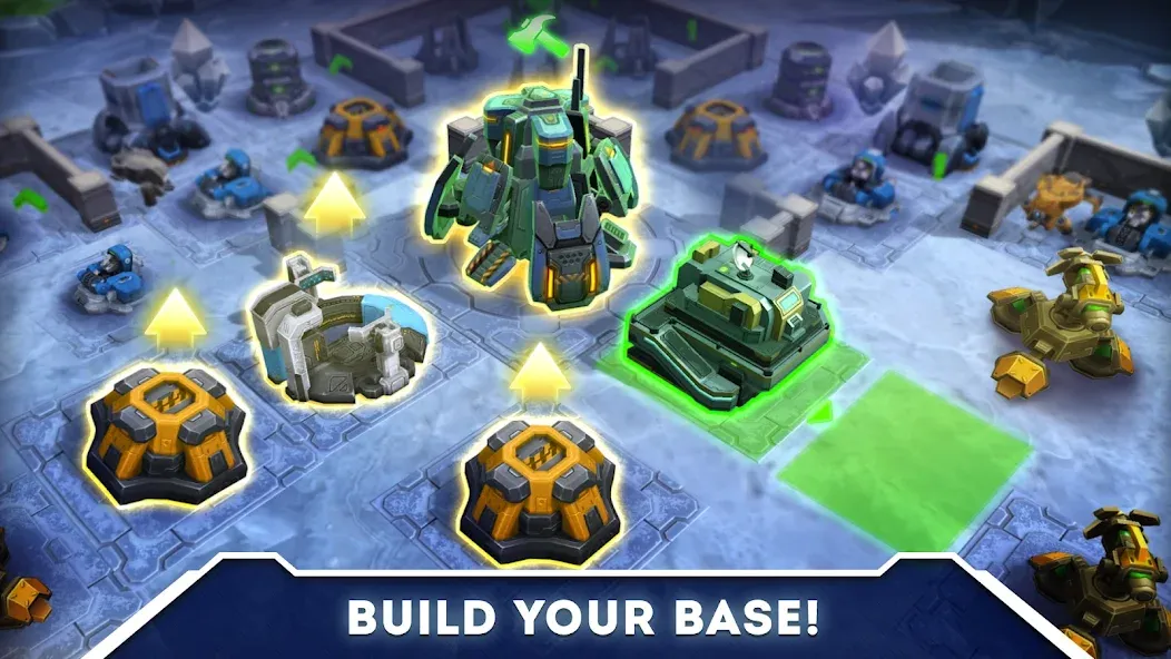 Скачать Galaxy Control: 3D strategy [MOD: безлимитные ресурсы и войска] на телефон — скриншот 2
