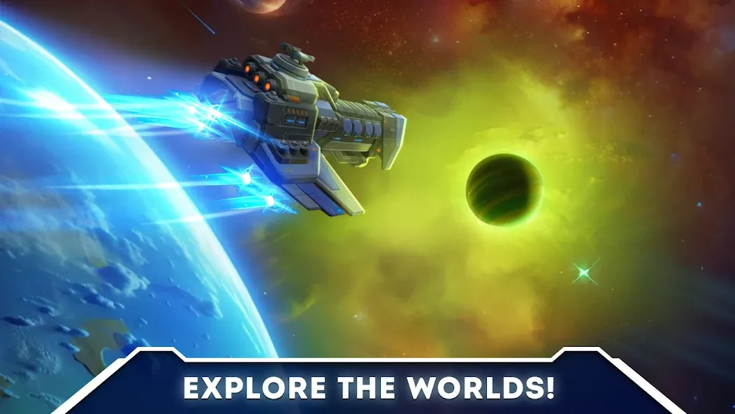 Скачать Galaxy Control: 3D strategy [MOD: безлимитные ресурсы и войска] на телефон — скриншот 4