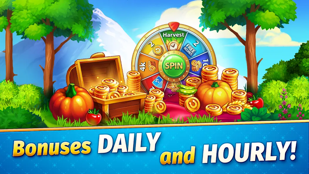 Скачать взлом Solitaire Golden Prairies [MOD: безлимитные монеты и открыты все поля] — скриншот 5