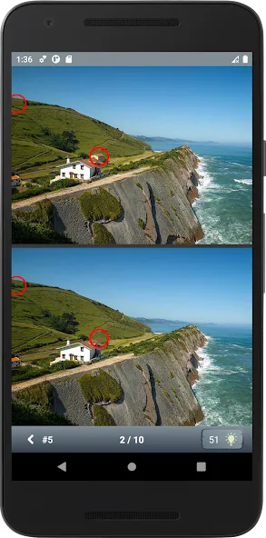 Find 10 differences [MOD: подсказки и все уровни открыты] — Скачать бесплатно (APK) — скриншот 2