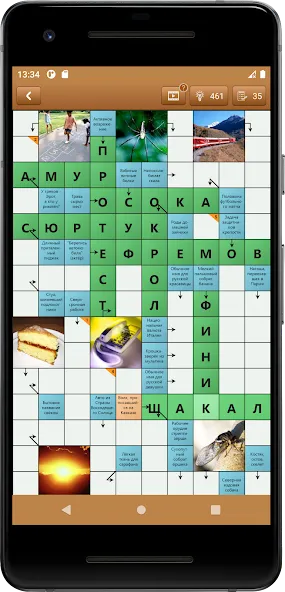 Скачать Сканворд Фан [MOD: без рекламы и подсказки доступны] на телефон — скриншот 1