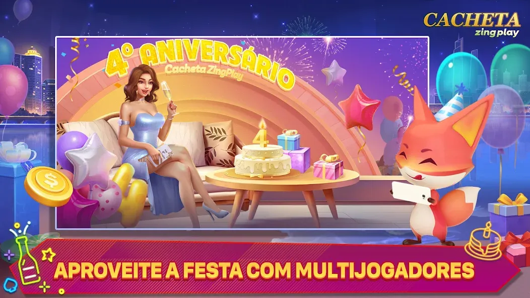 Скачать Cacheta - Pife - Jogo online [MOD: dinheiro ilimitado e cartas desbloqueadas] на телефон — скриншот 2