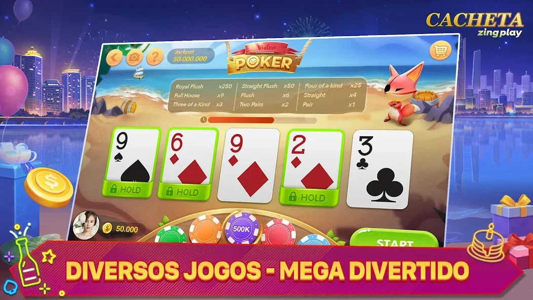 Скачать Cacheta - Pife - Jogo online [MOD: dinheiro ilimitado e cartas desbloqueadas] на телефон — скриншот 5