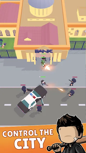 Скачать Merge Gangster Heist vs Police [MOD: безлимитные деньги и оружие] — скриншот 4