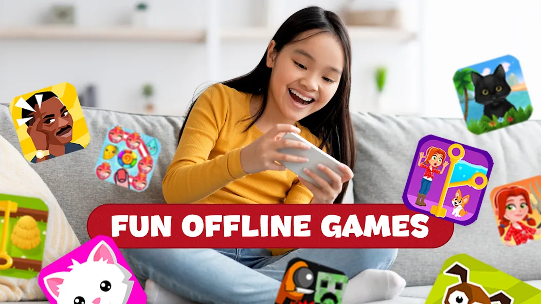 Offline Games: don't need wifi [MOD: без рекламы и всё разблокировано] последняя версия — скриншот 1