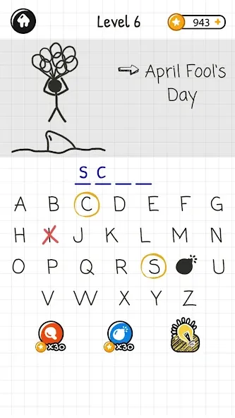 Hangman Words:Two Player Games [MOD: без рекламы, все подсказки открыты] — Скачать бесплатно (APK) — скриншот 5