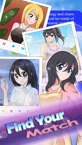 Взломанная HaremKing - Waifu Dating Sim [MOD: безлимитные деньги и открыты все сцены] на Андроид — скриншот 4