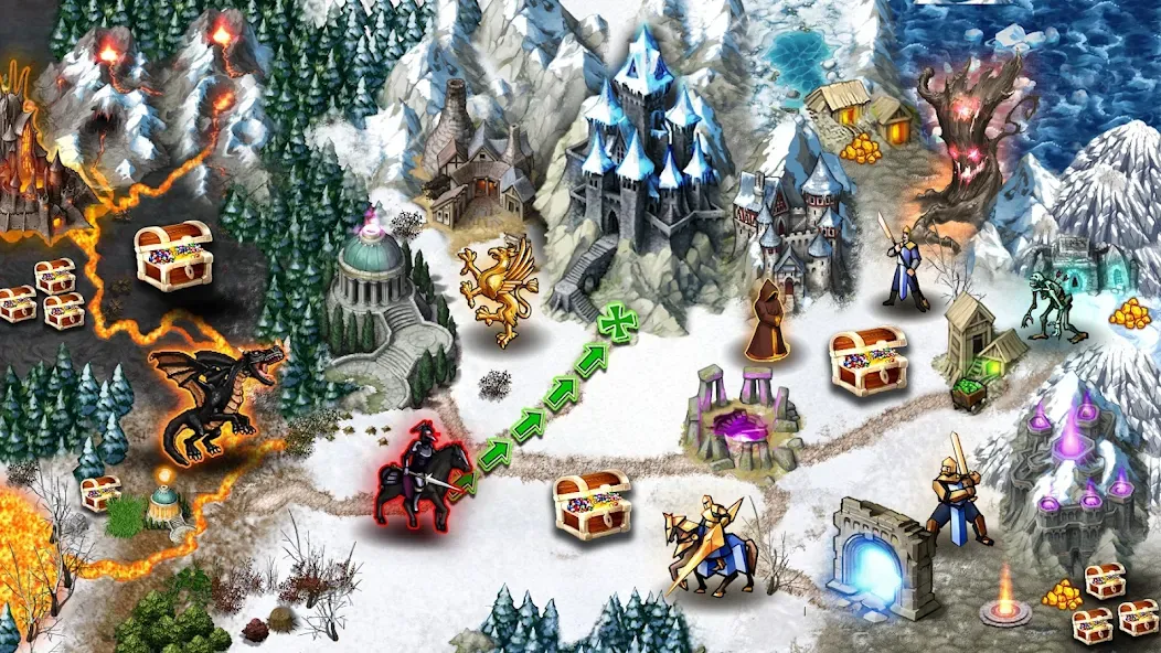 Скачать Magic War Legends [MOD: много золота и кристаллов] на телефон — скриншот 2