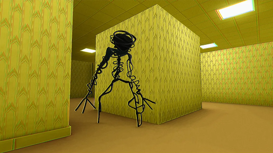 Скачать Hide in The Backrooms Nextbots [MOD: новые уровни и быстрый бег] на телефон — скриншот 1